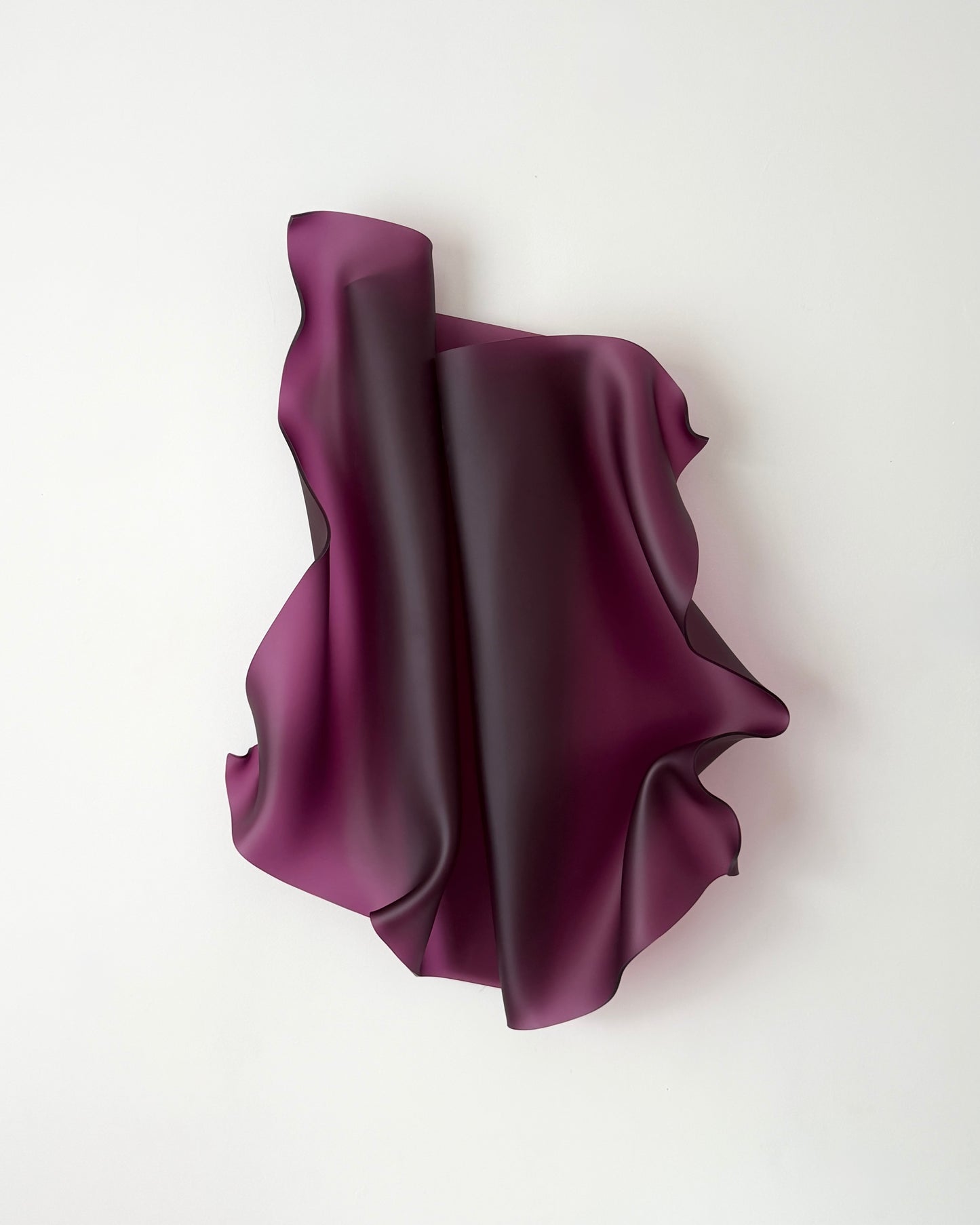 Frosted Plum Sculptural Wall Art