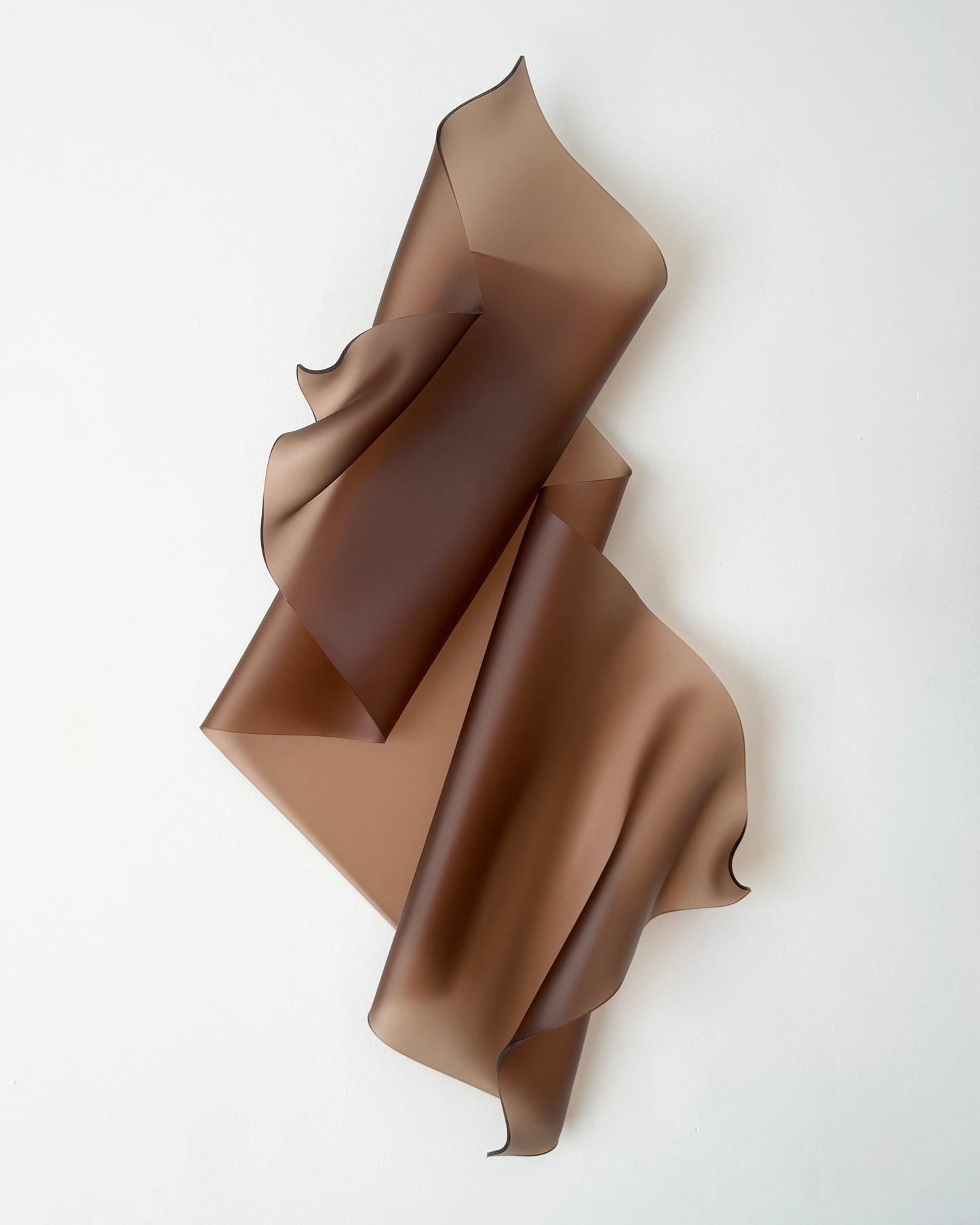 Frosted Cocoa Sculptural Wall Art