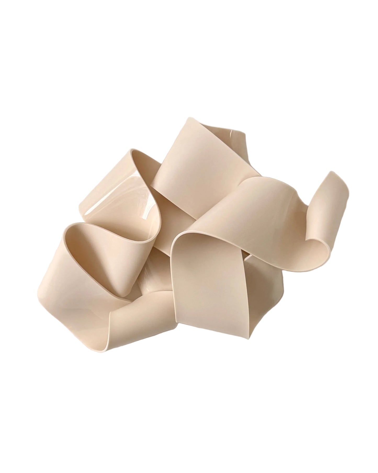 Nude-Beige Sculptural Wall Art