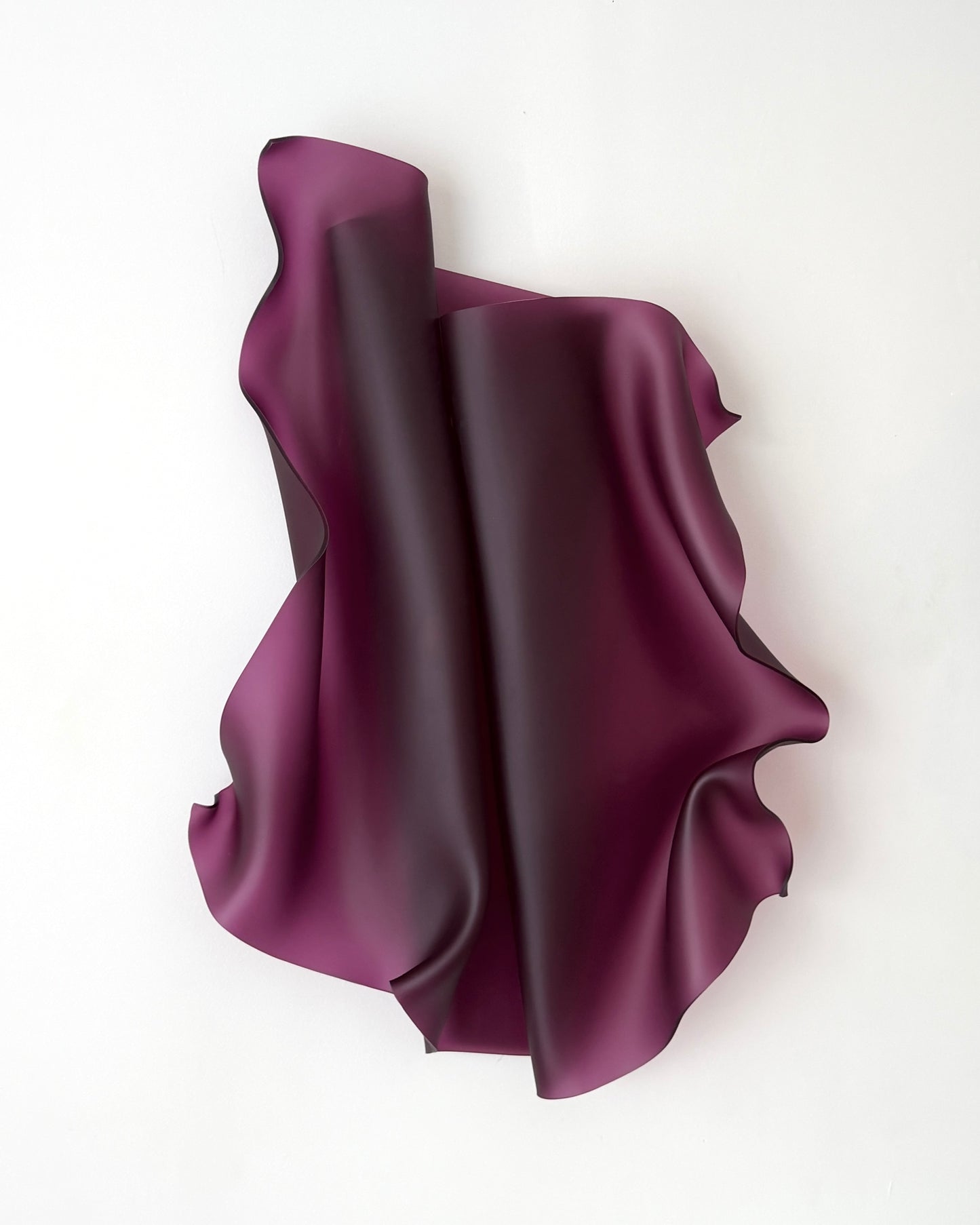 Frosted Plum Sculptural Wall Art