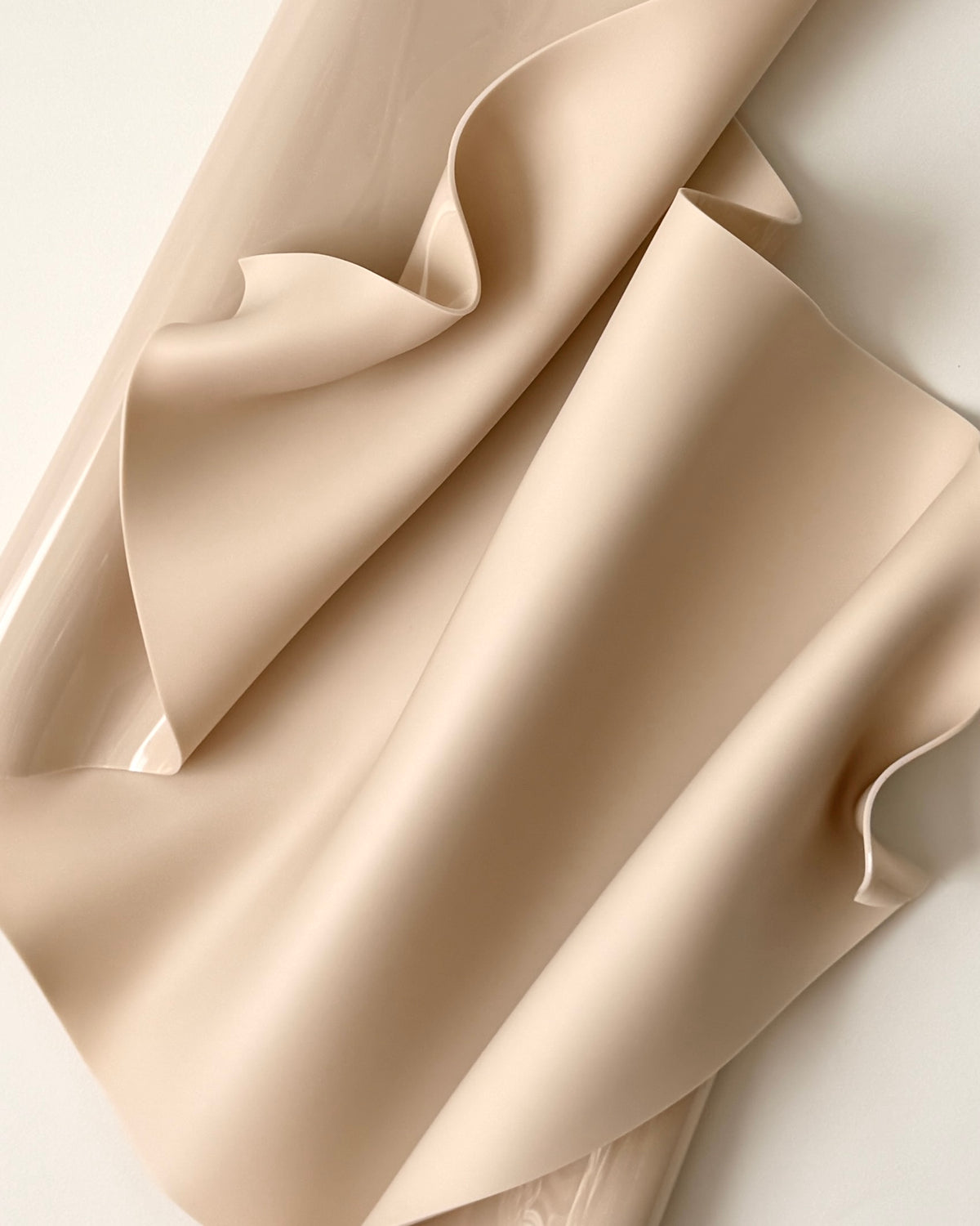 Nude-Beige Sculptural Wall Art