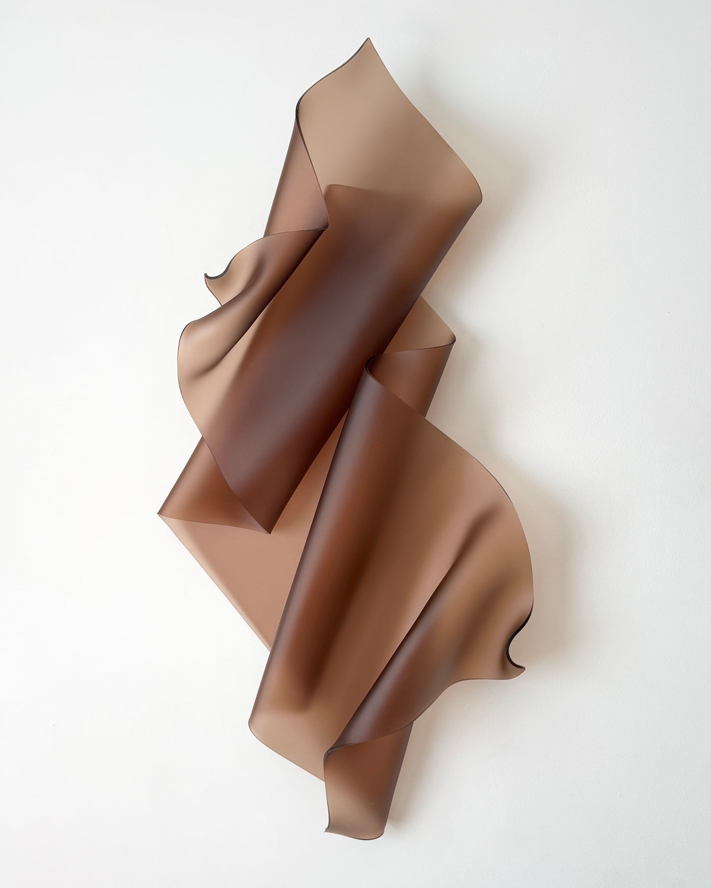 Frosted Cocoa Sculptural Wall Art