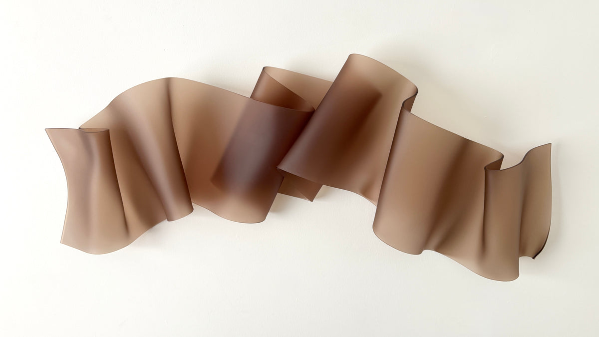 Frosted Cocoa Sculptural Wall Art