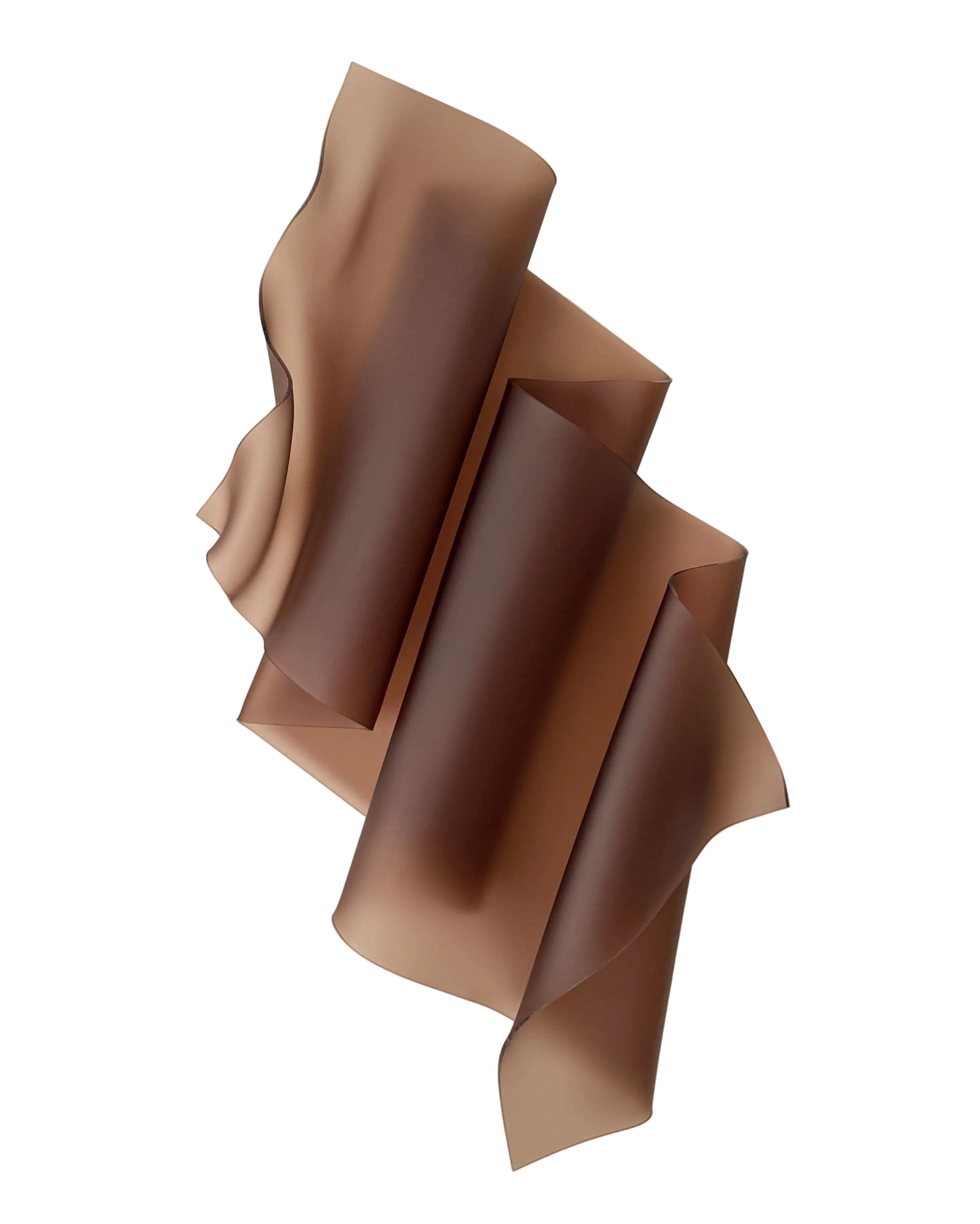 Frosted Cocoa Sculptural Wall Art
