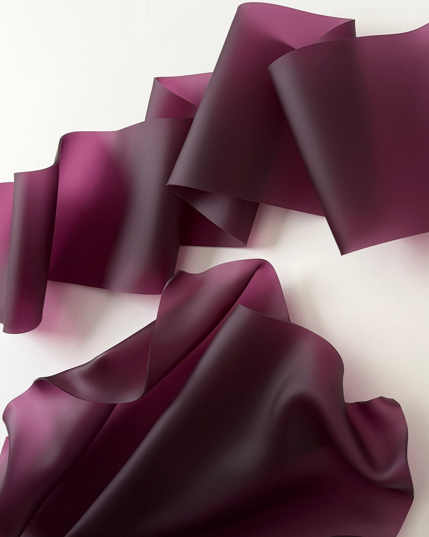 Frosted Plum Sculptural Wall Art