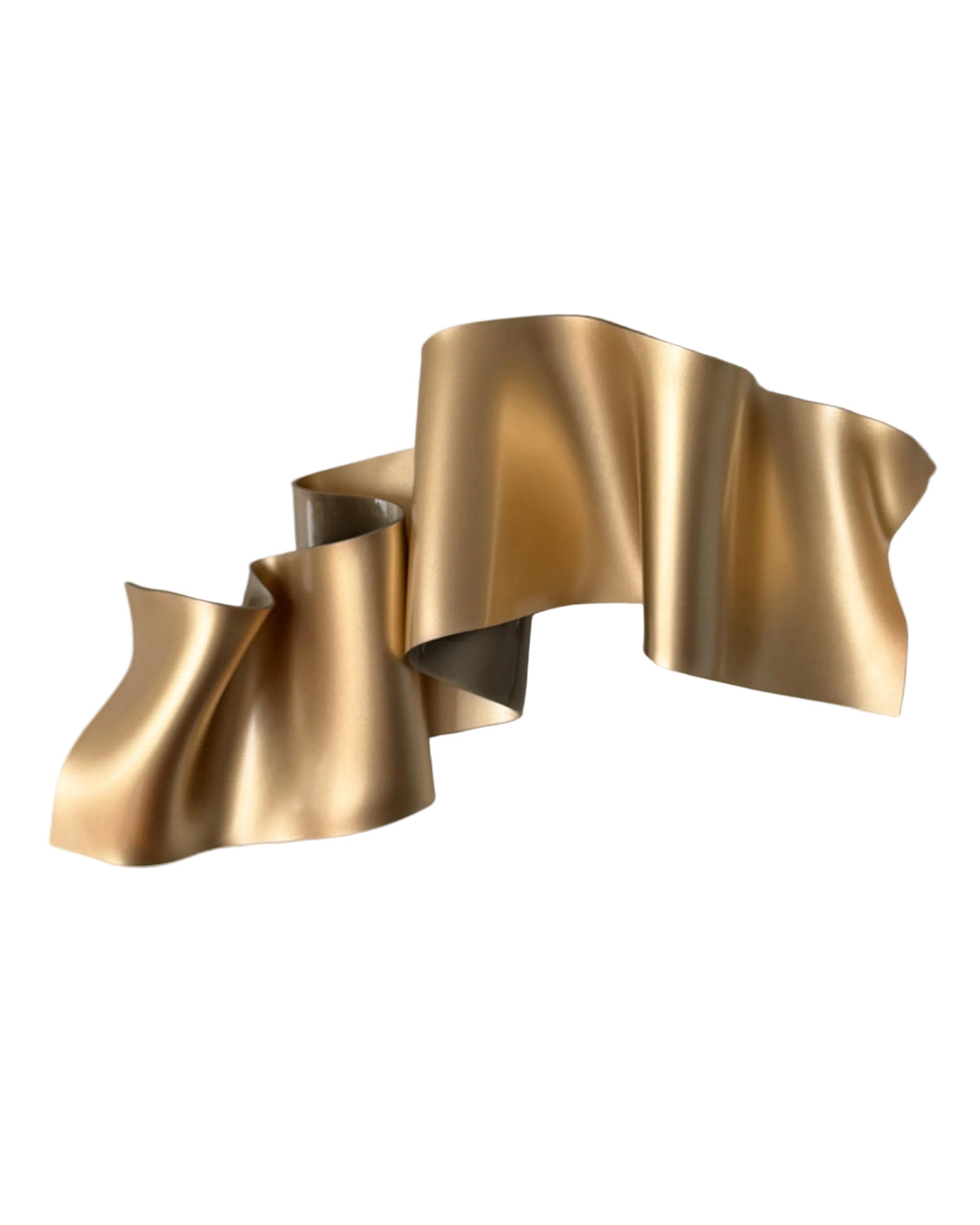 Champagne Gold Sculptural Wall Art