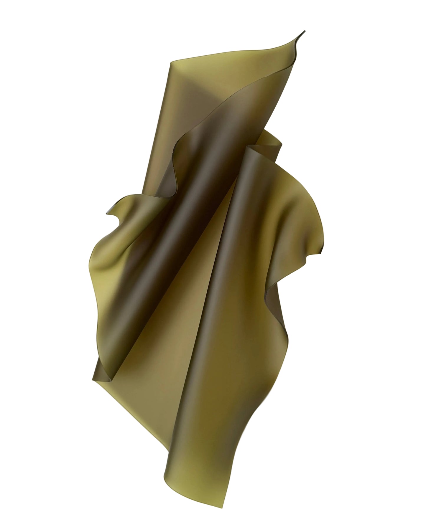 Frosted Green Sculptural Wall Art