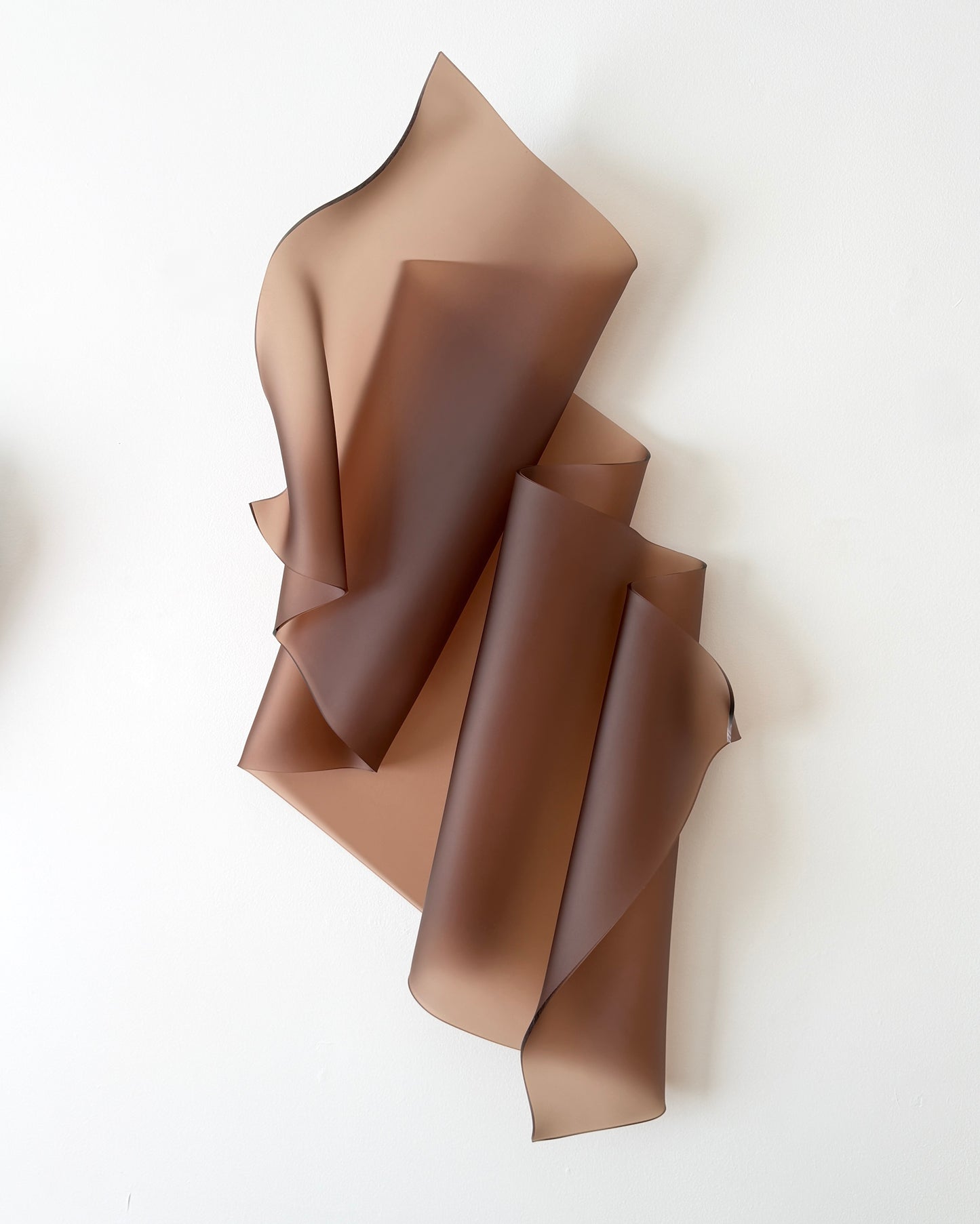 Frosted Cocoa Sculptural Wall Art