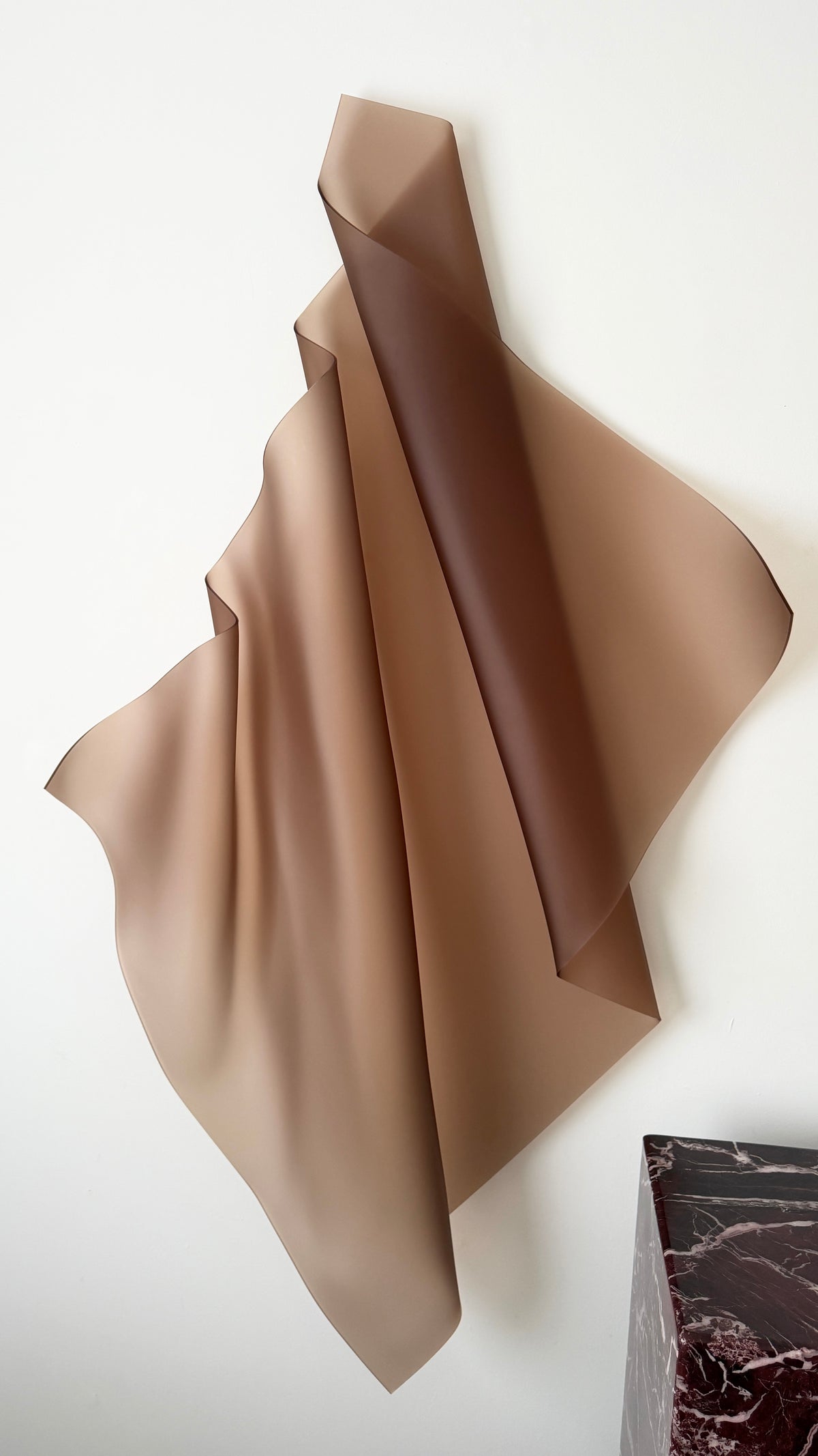 Frosted Cocoa XL Sculptural Wall Art