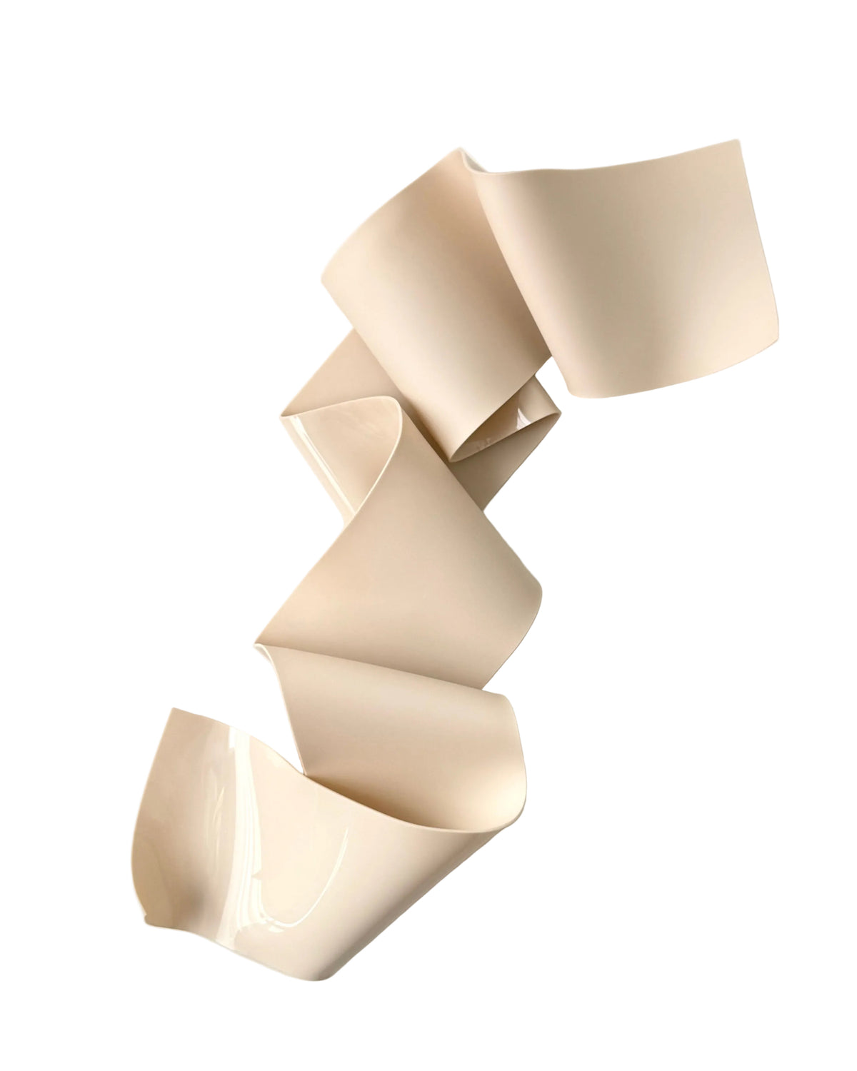 Nude-Beige Sculptural Wall Art