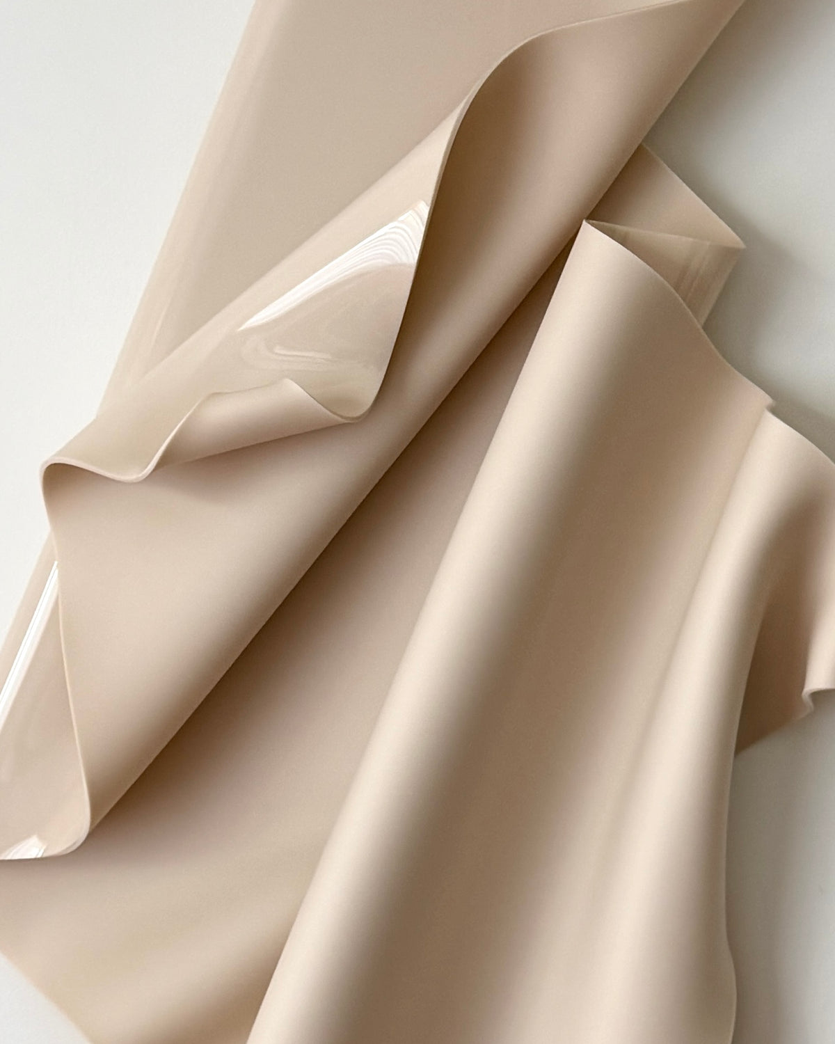 Nude-Beige Sculptural Wall Art