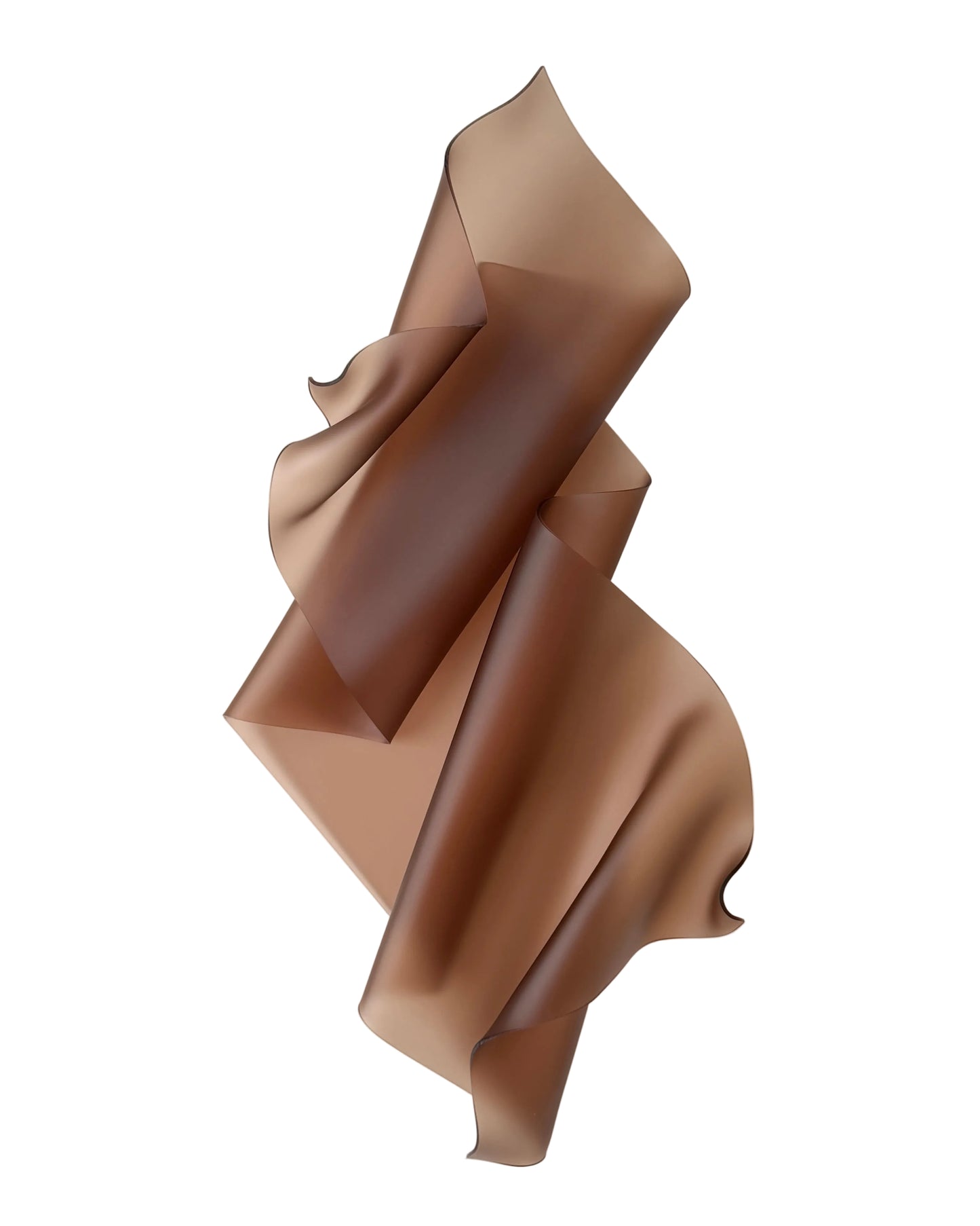 Frosted Cocoa Sculptural Wall Art