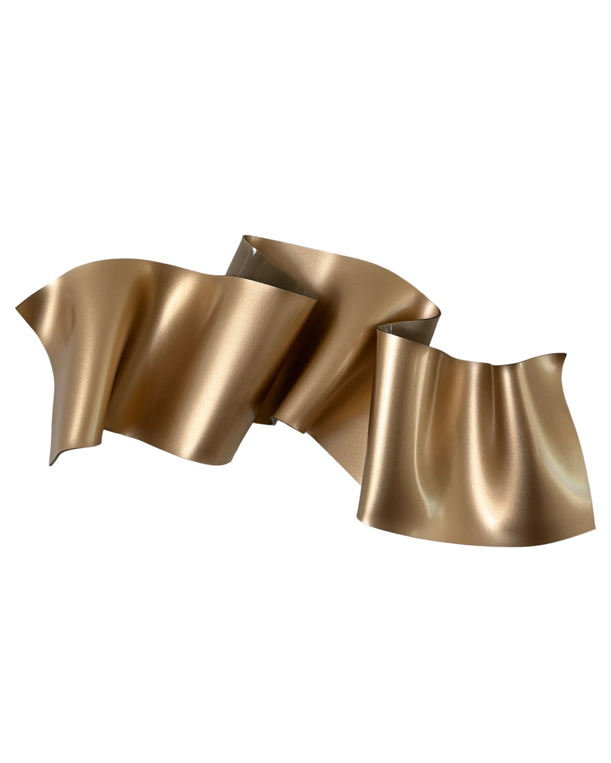 Champagne Gold Sculptural Wall Art