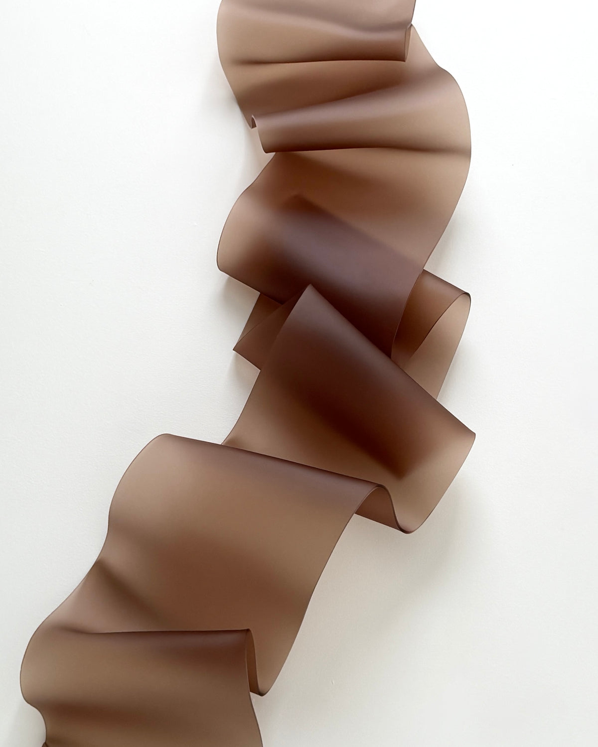 Frosted Cocoa Sculptural Wall Art