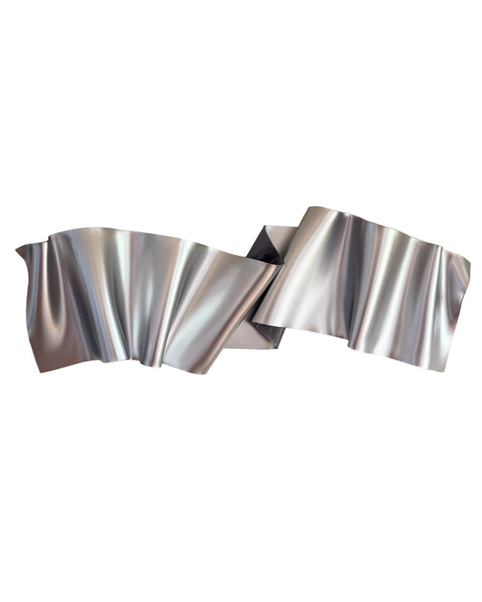 Silver Chrome-Look Wall Art Sculpture