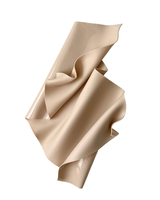 Nude-Beige Sculptural Wall Art