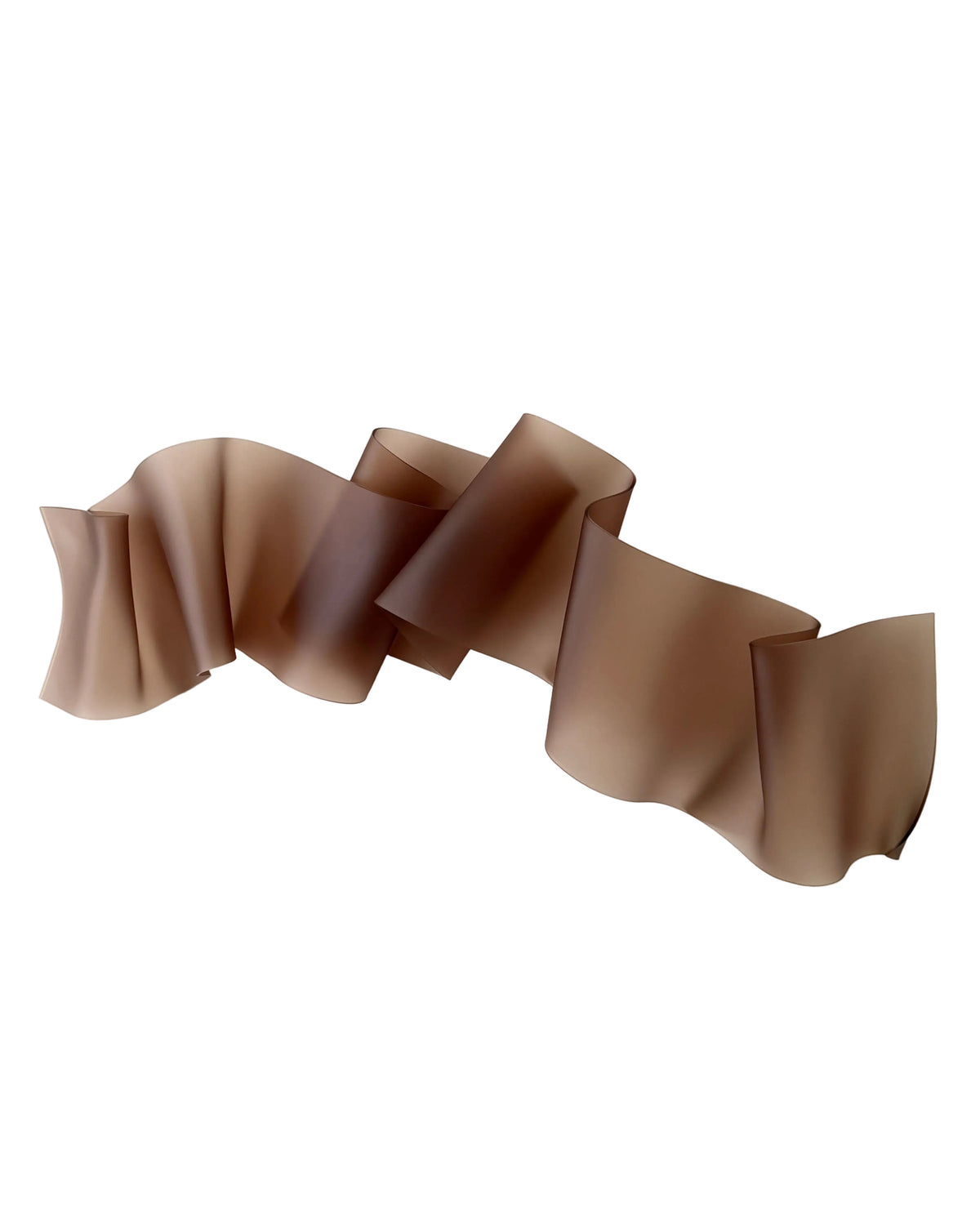 Frosted Cocoa Sculptural Wall Art