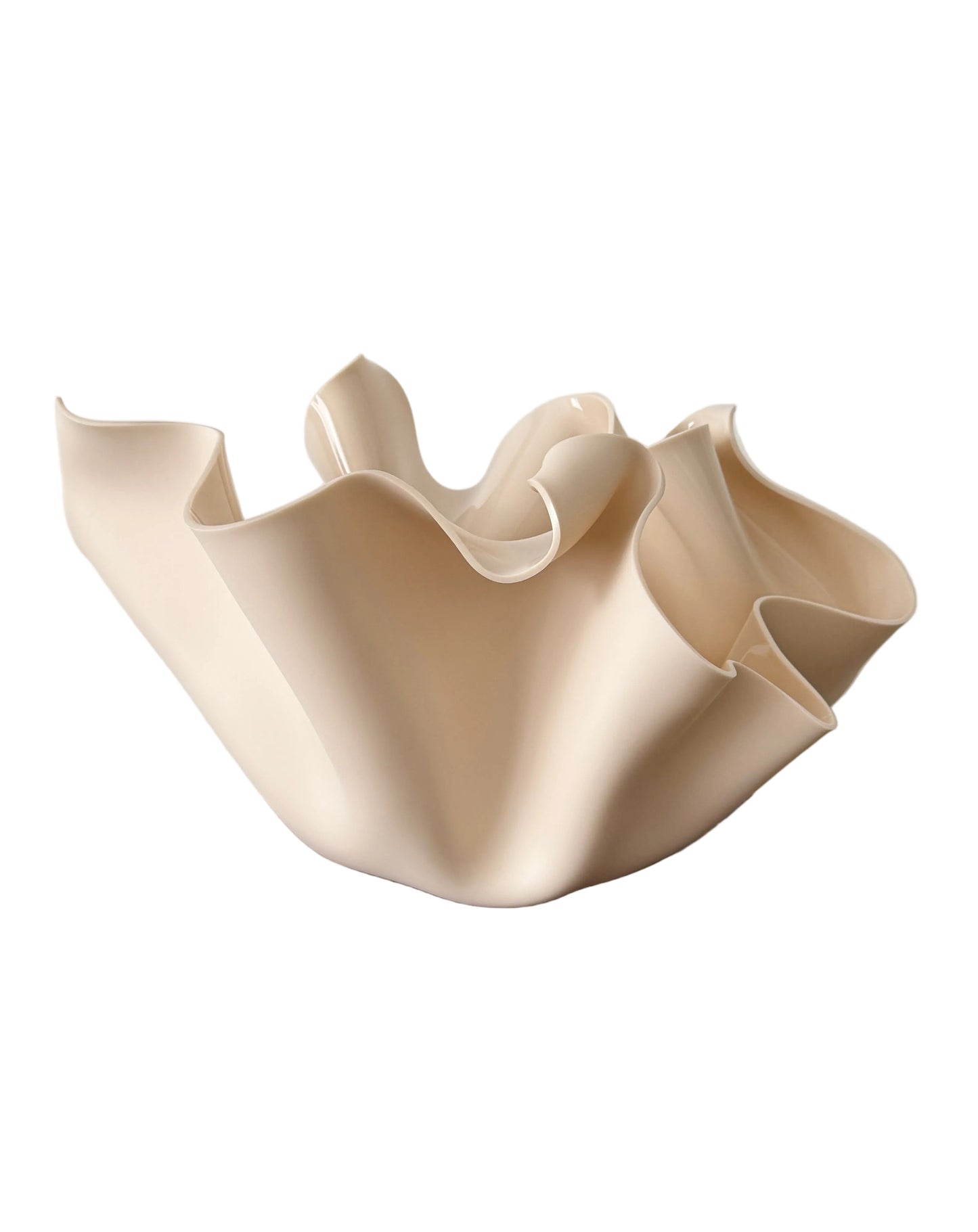 Sculptural Vessel. Nude-Beige