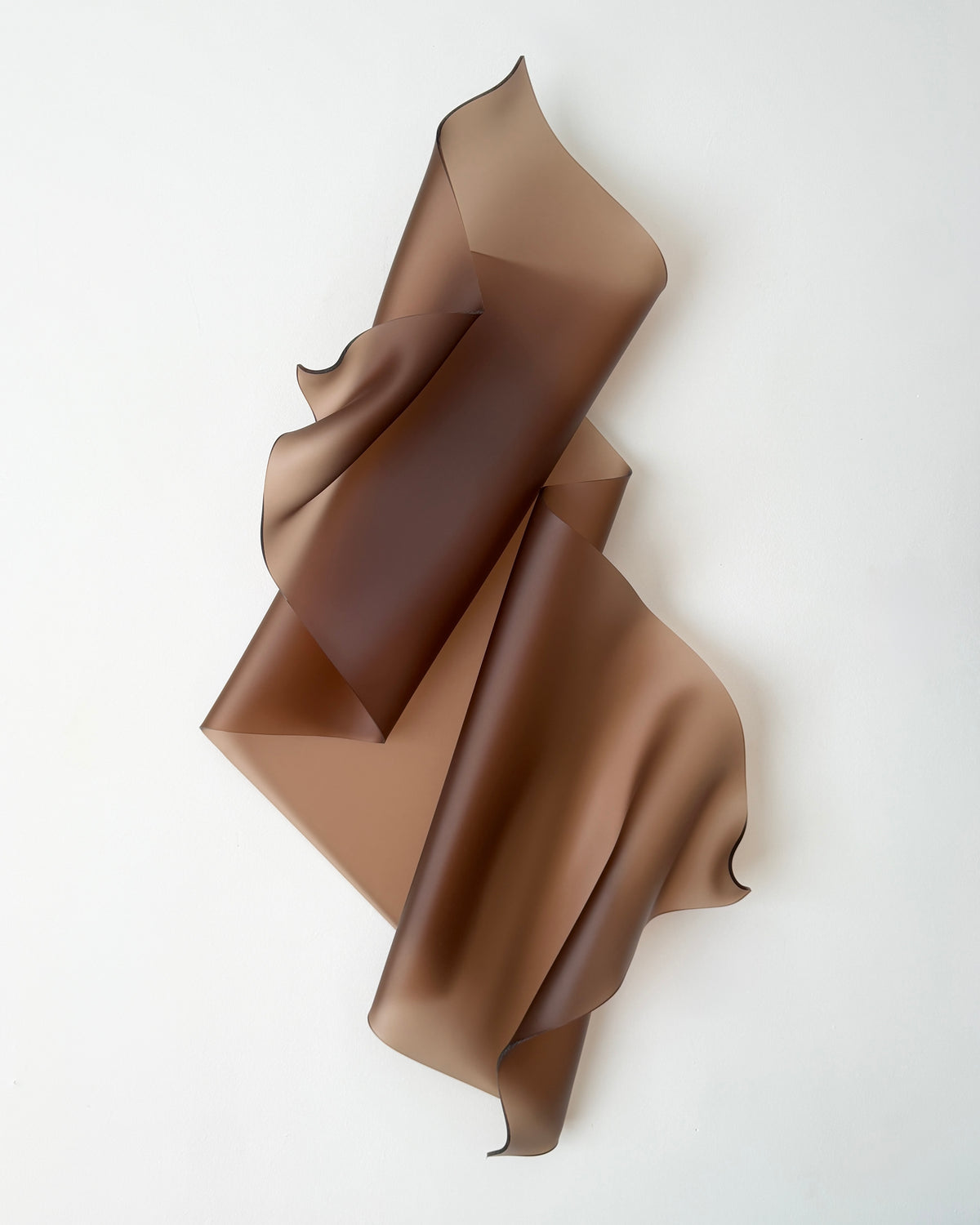 Frosted Cocoa Sculptural Wall Art