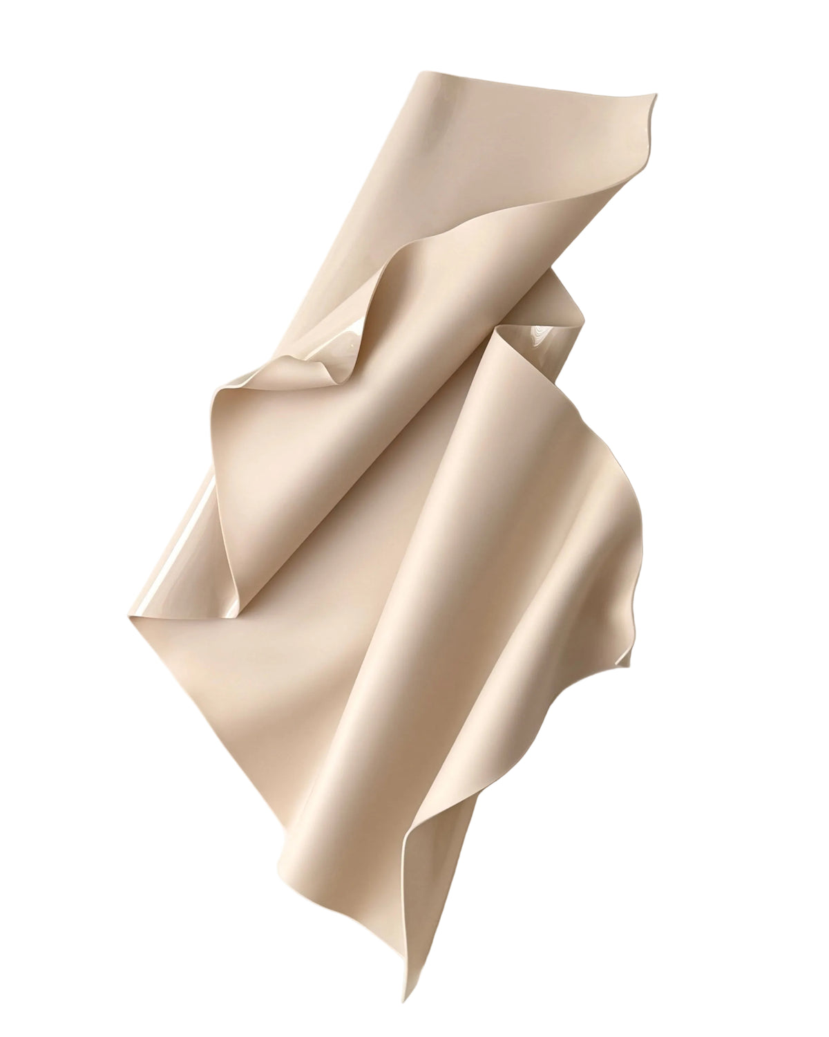 Nude-Beige Sculptural Wall Art