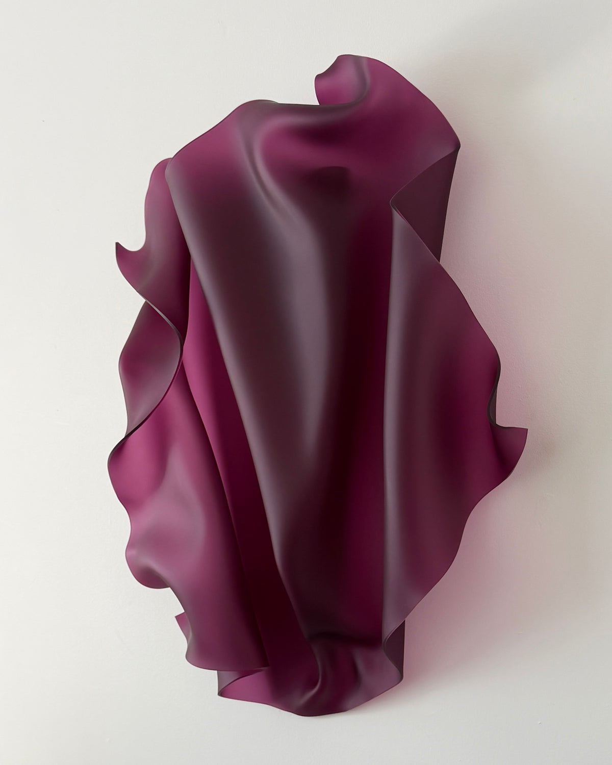 Frosted Plum Wall Art Sculpture