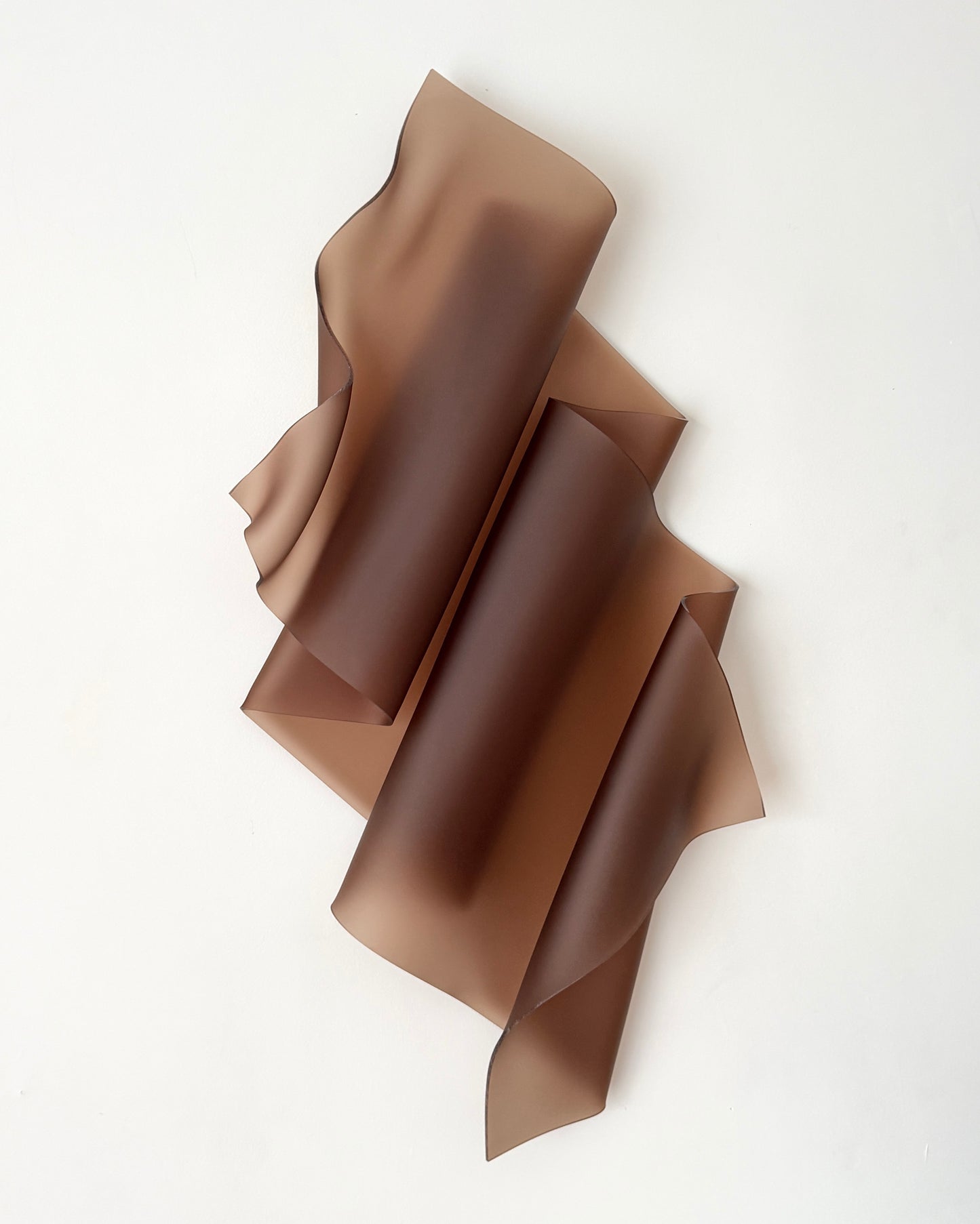 Frosted Cocoa Sculptural Wall Art