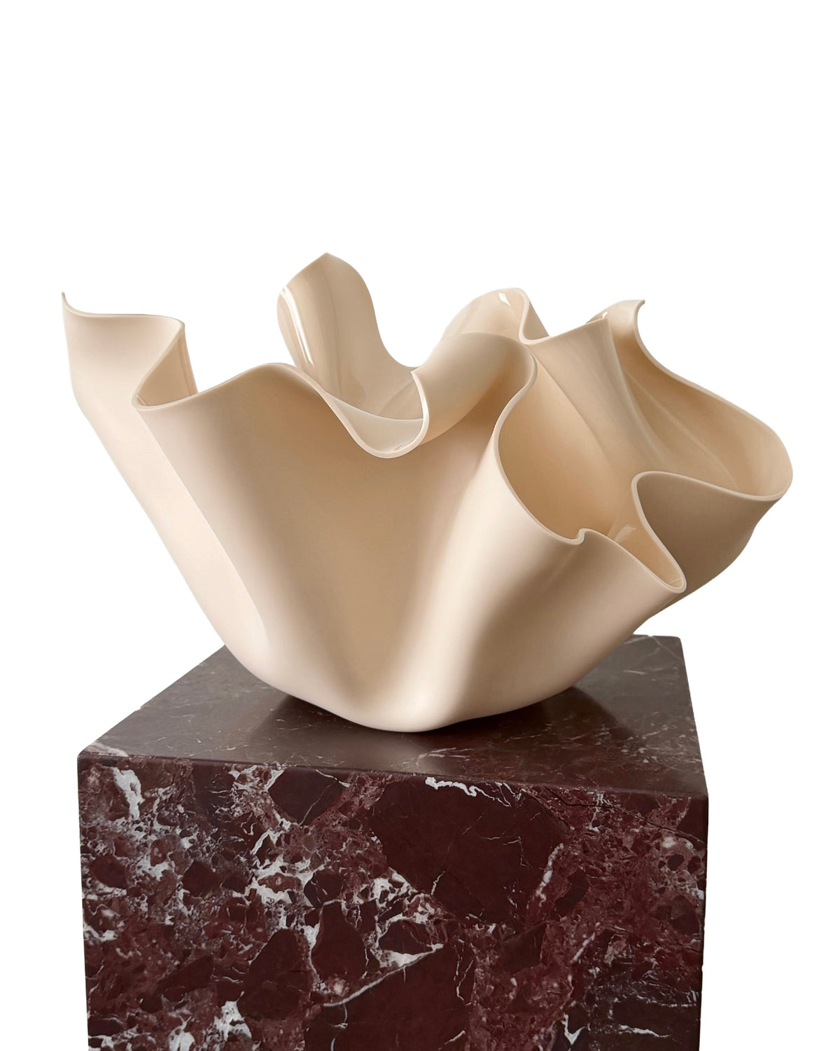 Sculptural Vessel. Nude-Beige